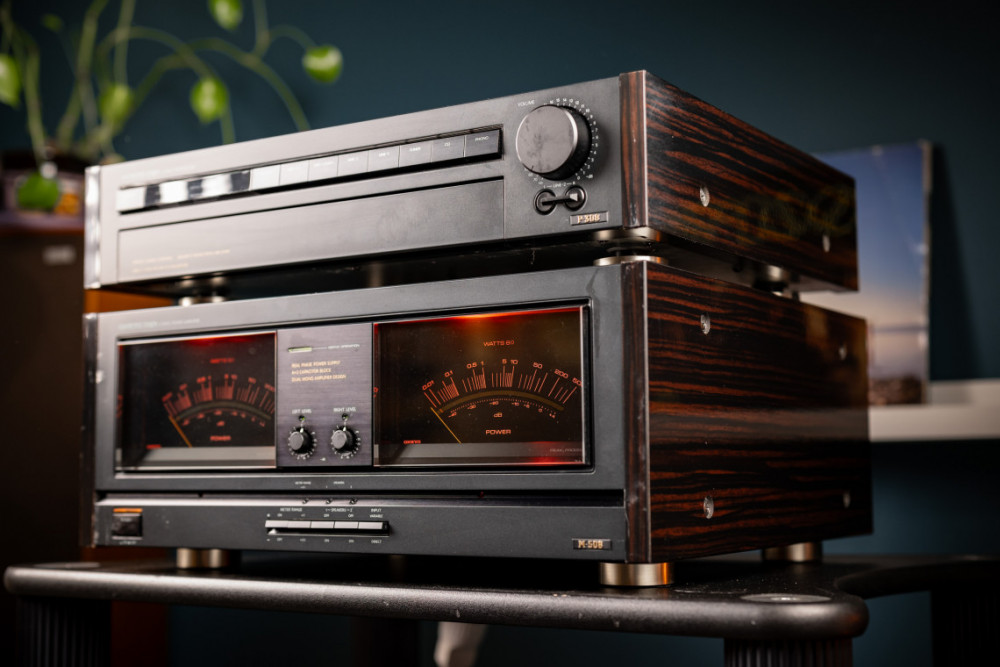 Begagnad Onkyo M-508 + P-308 för- och slutstegskombo