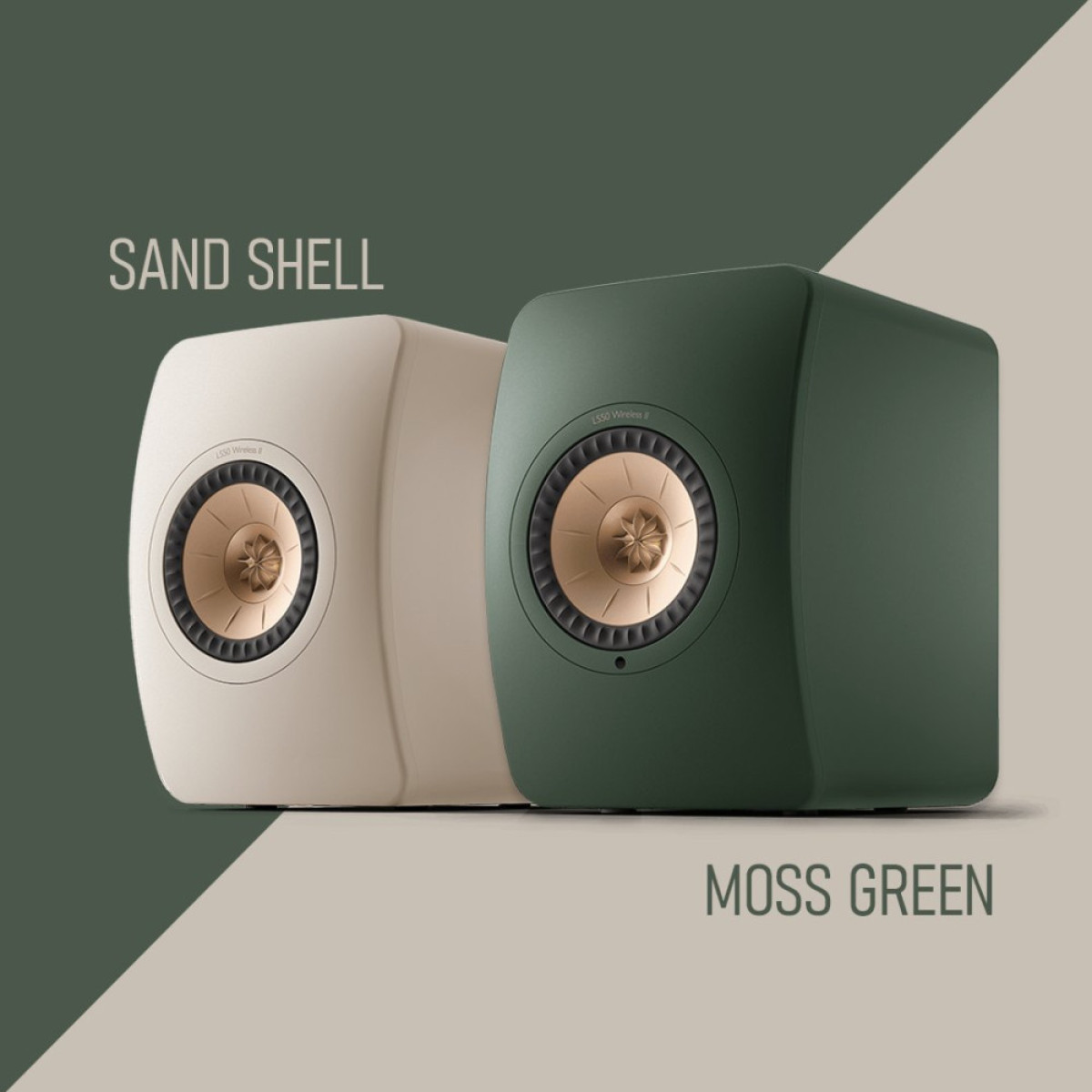 Sand shell & Moss green