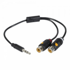 Adapter 3,5 hane - 2xRCA hona