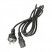 Qnect Strömkabel Jordad C13 2m